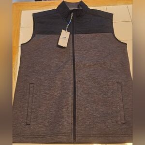 Southern Tide Blue and Gray Vest